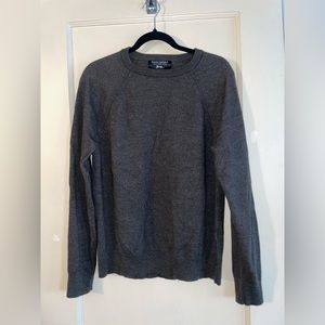 Banana Republic Baruffa Men’s Large Dark Green Crew Neck Wool Sweater